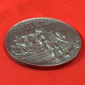 Reed & Barton 1620-1970 Landing Of The Pilgrims At Plymouth / 350th Anniversary